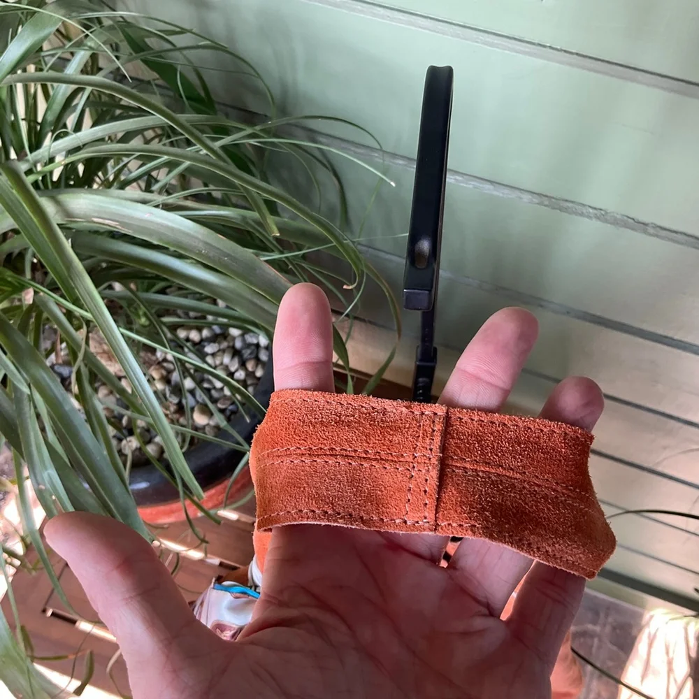 Haute Hippie Orange Suede Hobo Bag with Scarf NWT - Picture 10 of 12